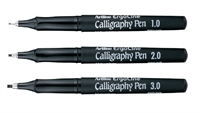 Artline ERGOLINE kalligrafipenne sæt med 3 penne -1, 2 og 3 mm